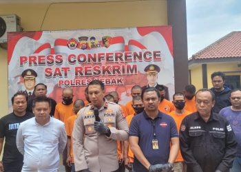 Satreskrim Polres Lebak Ciduk Gerombolan Curanmor