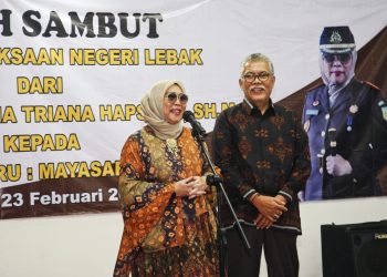 Jabat Kajari Lebak, Mayasari Siap Bersinergi dengan Pemkab Lebak dan Forkopimda