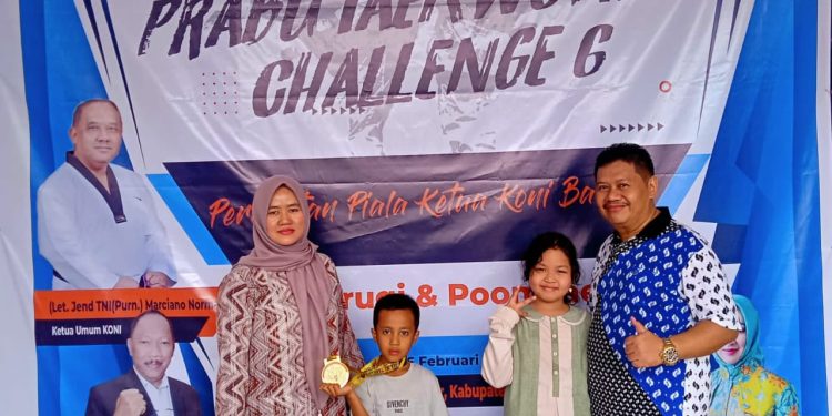 Keren, Siswa Asal Serang Ini Sabet Mendali Emas Prabu Takewondo Challenge Kalahkan Ribuan Peserta