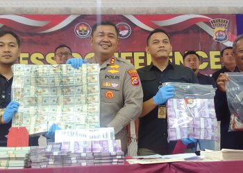 Pengedar Uang Palsu di Cilegon Diamankan, Barang Bukti Capai Rp10 Miliar