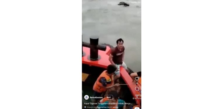 Warga Cilegon Jadi Korban Tugboat Tenggelam di Pontianak