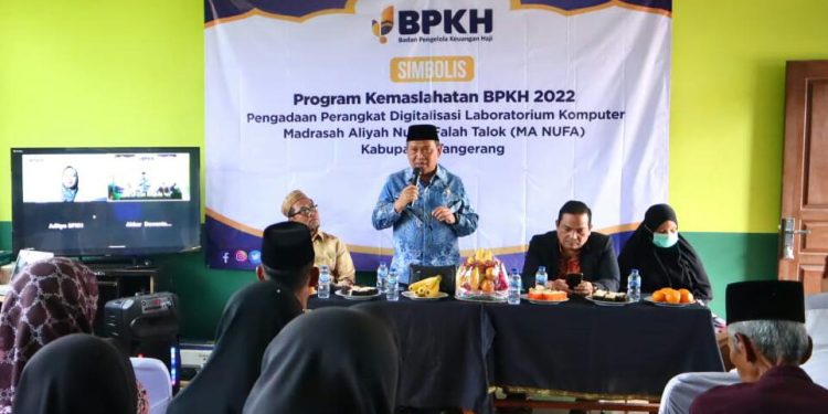 MA Nurul Falah di Kresek Terima Bantuan Perangkat Laboratorium Komputer