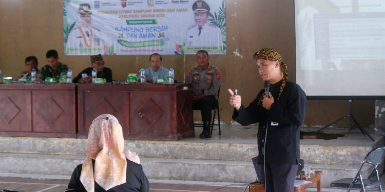 Sosialisasi LKBA di Pontang, DPMD: Wujudkan Desa Bersih dan Aman