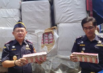 Lebih Dari 12 Juta Batang Rokok Ilegal Diamankan Bea Cukai Merak