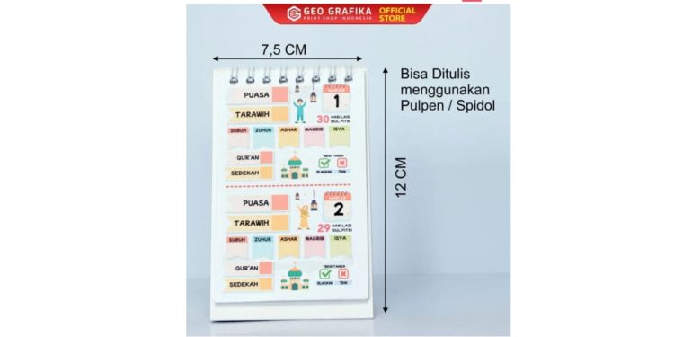 Dijamin Bikin Anak Semangat Beribadah, Gunakan Jurnal Amal Tracker Selama Ramadan