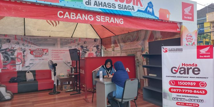 AHASS Siaga di Banten Masih Setia Layani Pemudik