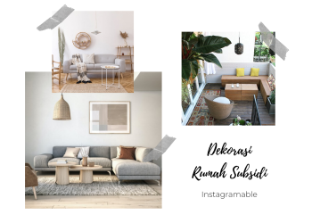 7 Dekorasi Rumah Subsidi Tipe 36 Cantik dan Instagramable