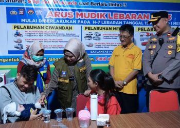 Pantau Arus Mudik, Bupati Serang Cek Kenyamanan Pos Pelayanan