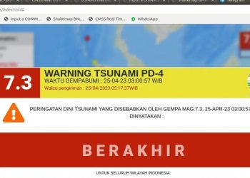 Gempa Bumi Magnitudo 7,3 Guncang Kepulauan Mentawai, Akibat Subduksi Lempeng Indo-Australia