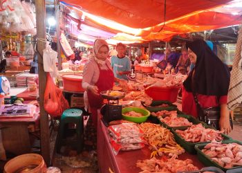 Pascalebaran Harga Daging Ayam di Cilegon Masih Tinggi