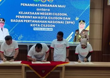 Selamatkan Aset Daerah, Pemkot Cilegon Gandeng Kejari dan BPN Cilegon