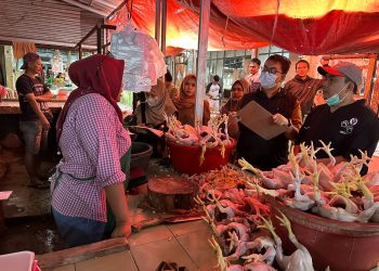 Tim Gabungan Pantau Peredaran Daging di Pasar Tradisional