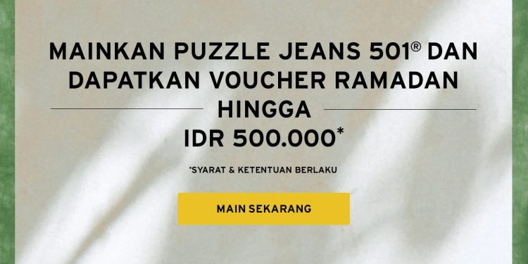 Voucher Ramadan Bagi Pengguna Jeans Levis, Simak Syarat dan Ketentuannya
