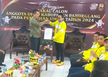 Serahkan Berkas, Golkar Pandeglang Tak Menargetkan Jumlah Kursi DPRD