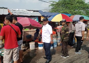 Tempati Bahu Jalan, Pedagang Pasar Kranggot Cilegon Kembali Ditertibkan