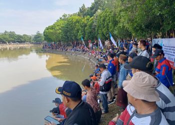 May Day 2023, Ribuan Buruh di Tangerang Mancing Bersama