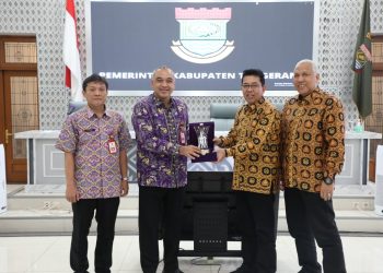 Di Hadapan Pimpinan UNP, Bupati Zaki Paparkan Program Pembangunan Kabupaten Tangerang
