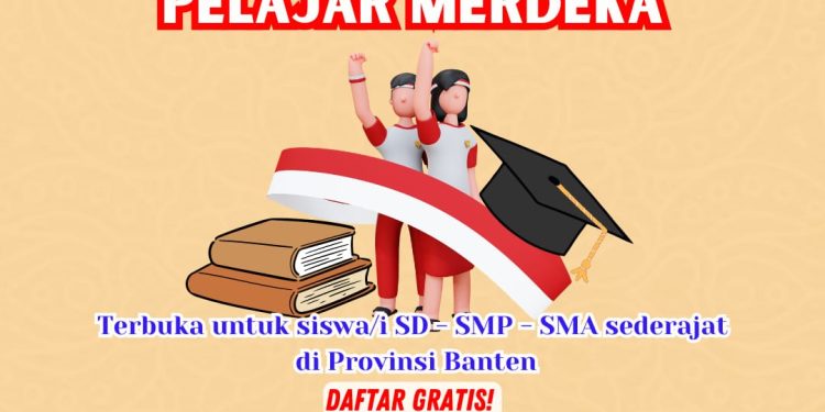 Kabar Gembira, Duta Pelajar Banten Buka Beasiswa Pelajar Merdeka 2023, Ini Cara Daftarnya