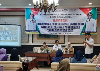 Disnaker Tangsel Gelar Bimtek untuk 45 Pelaku UMKM Pondok Aren