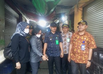 Sebelum Direvitalisasi, Komisi II DPRD Sidak ke Pasar Kota Bumi