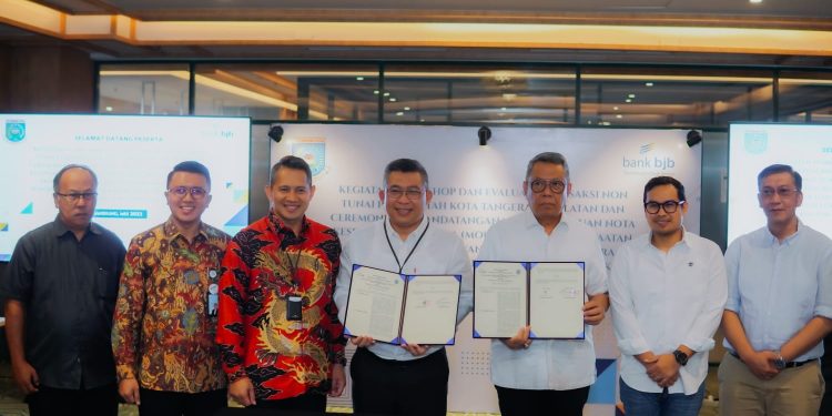 Pemkot Tangsel dan Bank bjb Teken MoU Perkuat Transaksi Keuangan