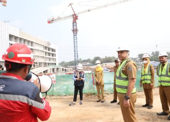 Bupati Zaki Tinjau Pembangunan RSUD Tigaraksa, Hampir 40 Persen