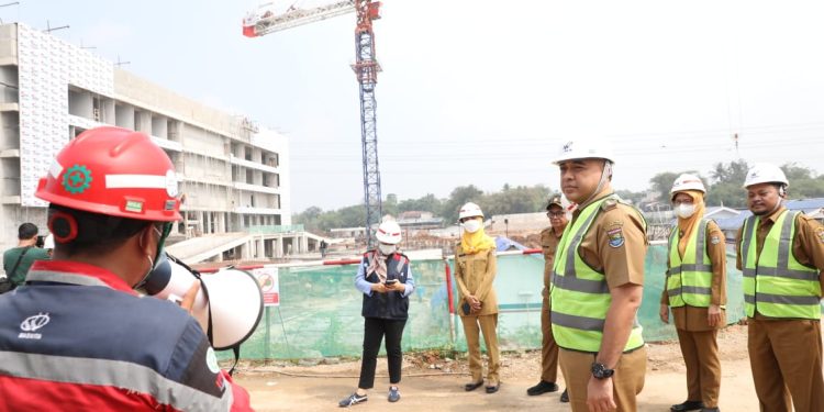 Bupati Zaki Tinjau Pembangunan RSUD Tigaraksa, Hampir 40 Persen