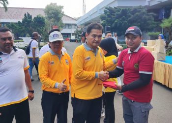 Rayakan Hari Anti Narkotika Internasional, Kesbangpol Gelar Senam Sehat dan Bagikan 1 Juta Bendera