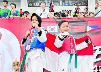 Atlet Cilik Taekwondo Club FightandFun Kota Serang Raih 2 Medali Perunggu di Thailand