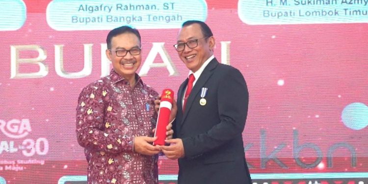 Wali Kota Cilegon Helldy Agustian Terima Dua Penghargaan Dari BKKBN
