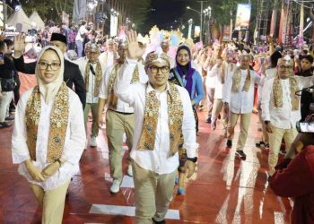 Di Karnaval Budaya Apeksi, Pilar Kenalkan Batik Khas Tangsel