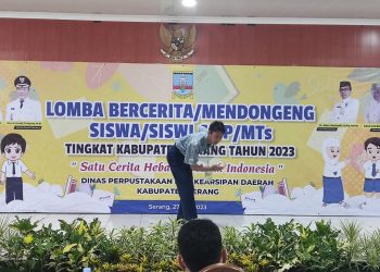 Gali Cerita Rakyat di Kabupaten Serang, DPKD Kabupaten Serang Gelar Lomba Mendongeng