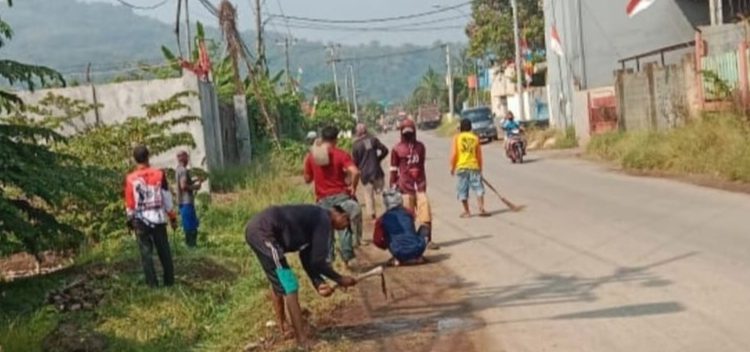 Pemdes Toyomerto Fokus Penataan Kebersihan Keindahan dan Keamanan di LKBA Kabupaten Serang 2023