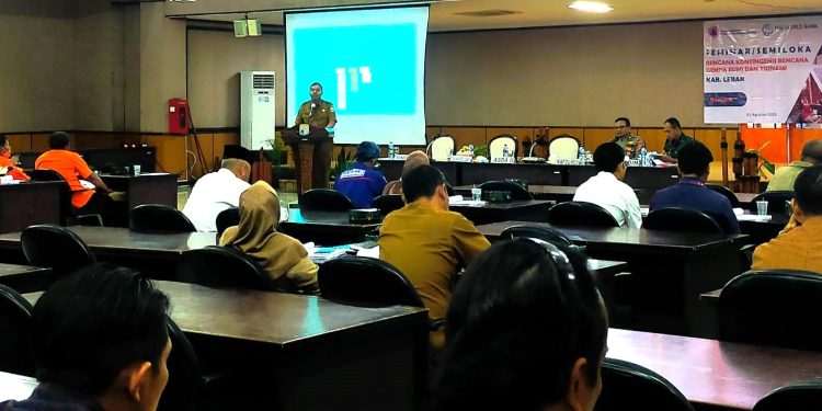 BNPB dan BPBD Lebak Bentuk Dokumen Penanganan Bencana