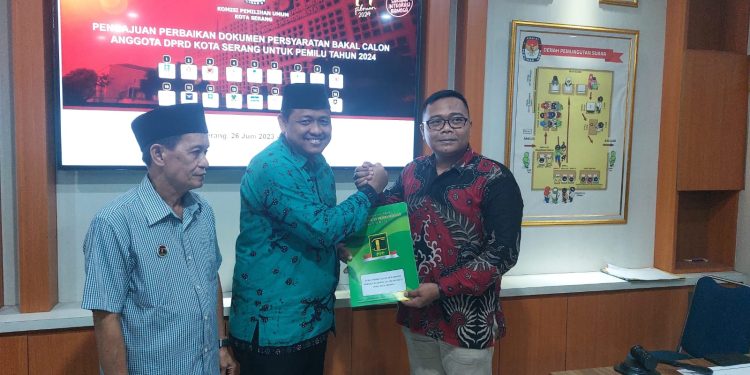 124 Bacaleg Kota Serang TMS, KPU Kota Serang Masih Tunggu Surat Edaran