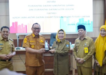 Pemkot Cilegon dan Pemkab Serang Teken MoU, Ini Bidang yang Dikerjasamakan