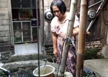 Dampak Kekeringan, Warga Warunggunung Lebak Kesulitan Air Bersih