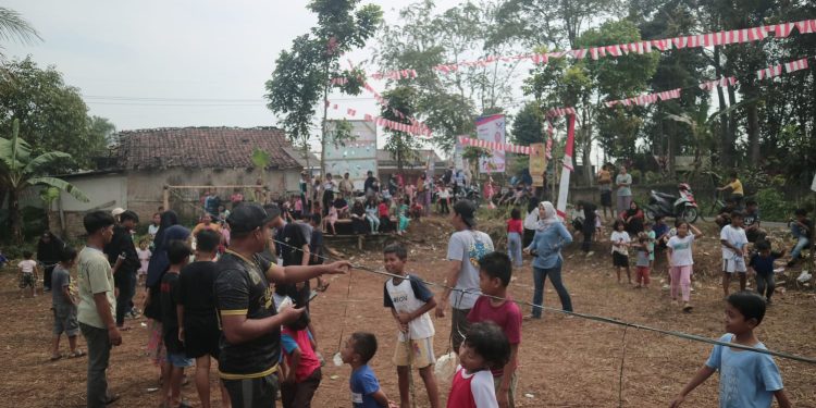 Antusias Anak-anak di Lebak Ikut Perlombaan Agustusan