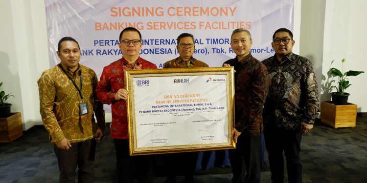 Sediakan Integrated Banking Solution Pengelolaan SPBU, BRI Timor-Leste Sinergi dengan Pertamina International Timor, S.A
