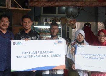 Dorong Pengusaha Bersaing di Pasar, BRI Peduli Bagikan Bantuan Sertifikat Halal Kepada 200 Pelaku UMKM
