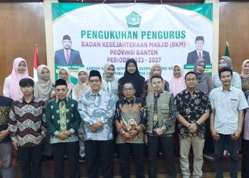 Pengurus Badan Kesejahteraan Masjid Provinsi Banten Dikukuhkan