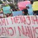 Sawah Rusak, Puluhan Warga Geruduk Kantor Desa Mekarjaya