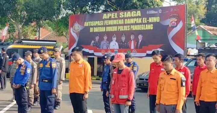 Polres Pandeglang Gelar Apel Siaga Antisipasi Dampak El Nino