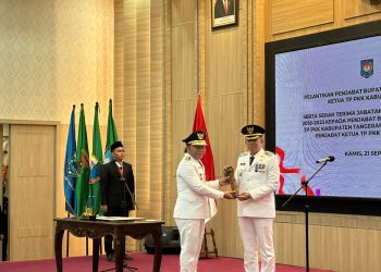 Andy Ony Resmi Dilantik sebagai Pj Bupati Tangerang