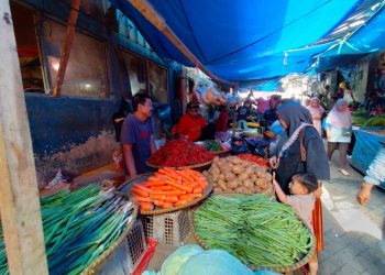 Efek Kemarau, Harga Sayuran di Pasar Rangkasbitung Alami Kenaikan