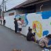 Pemuda Kelurahan Cipare Kota Serang Buat Mural Bahaya Narkoba