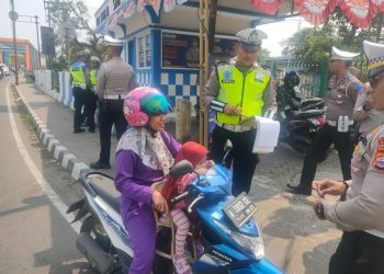 Tidak Pakai Helm dan Safety Belt, Dominasi Pelanggaran Operasi Zebra Maung 2023 di Lebak