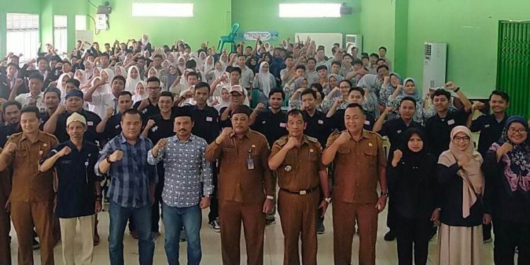 KPU Lebak Sosialisasikan Pemilu kepada Ratusan Siswa Pemilih Pemula