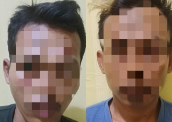 Polsek Taktakan Tangkap Dua Maling Besi Pembatas Jalan