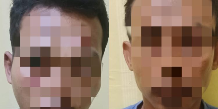 Polsek Taktakan Tangkap Dua Maling Besi Pembatas Jalan